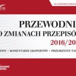 Przewodnik po zmianach przepisów 2016/2017 dla księgowych i kadrowych z sektora publicznego — okładka e-booka