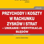 Przychody i koszty w rachunku zysków i strat – unikanie i weryfikacja błędów — okładka e-booka