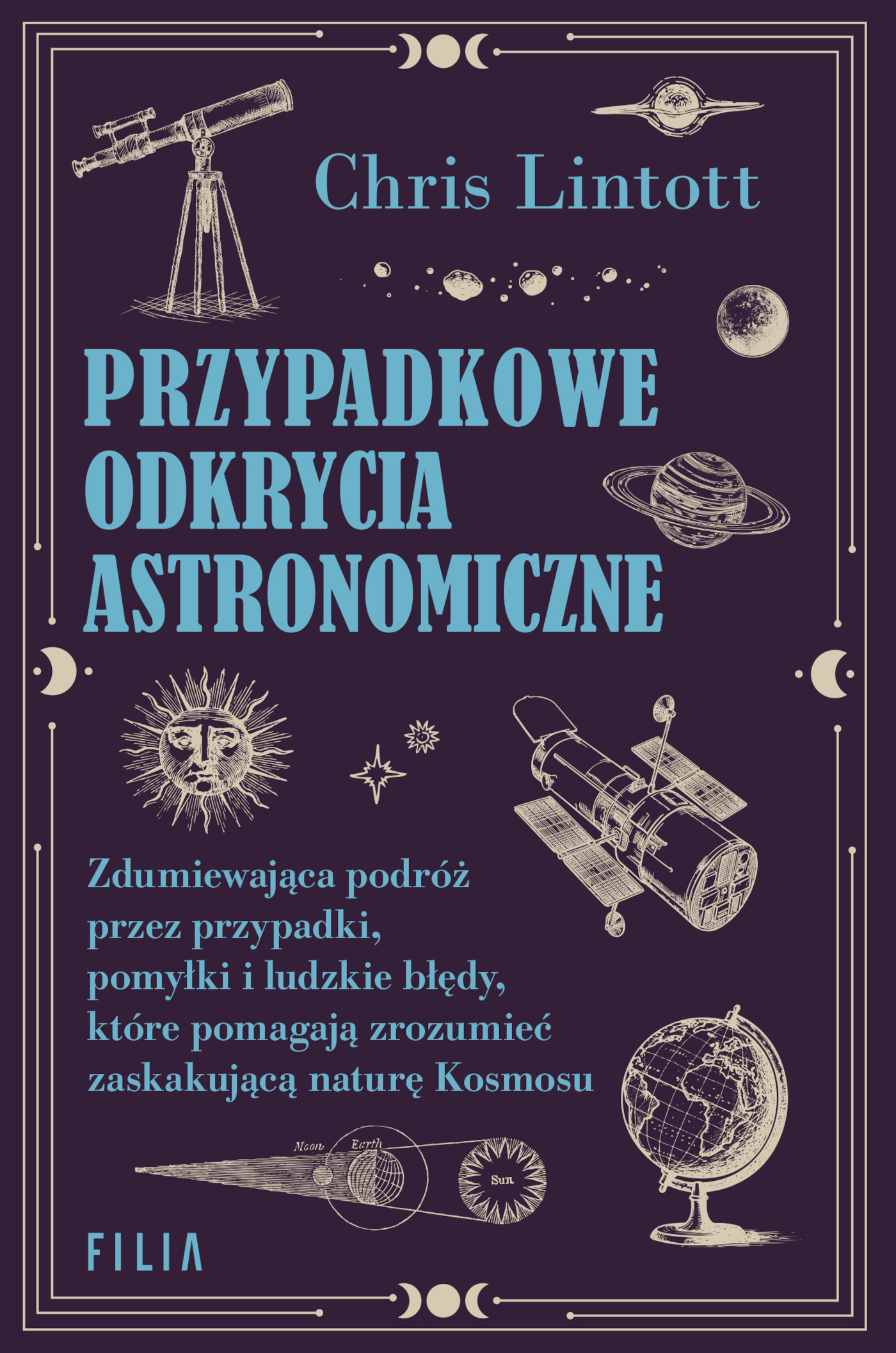 Tytuł: Przypadkowe odkrycia astronomiczne
Autor: Chris Lintott
Wydawnictwo: FILIA
Formaty: EPUB, MOBI