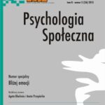 Tytuł: Psychologia Społeczna nr 3(26)/2013
Autor: Maria Lewicka
Wydawnictwo: Scholar
Formaty: PDF