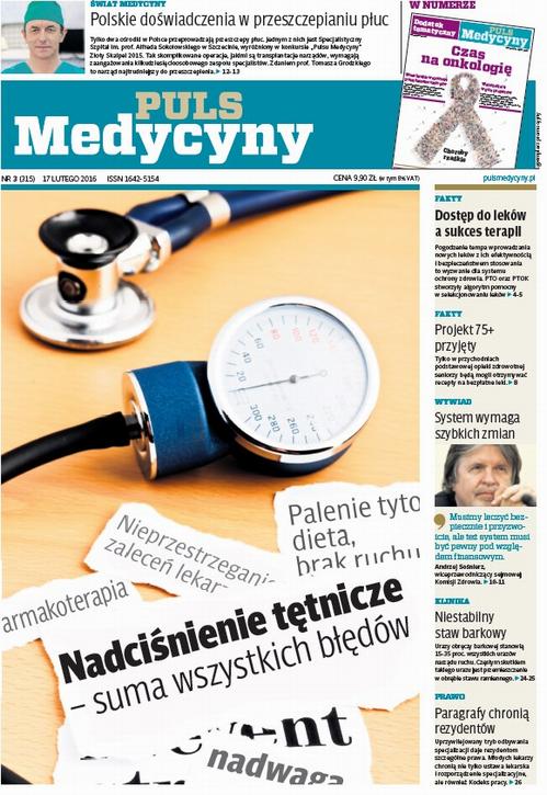 Tytuł: Puls Medycyny NR 3 (315)
Autor: 
Wydawnictwo: Bonnier Business Polska
Formaty: PDF