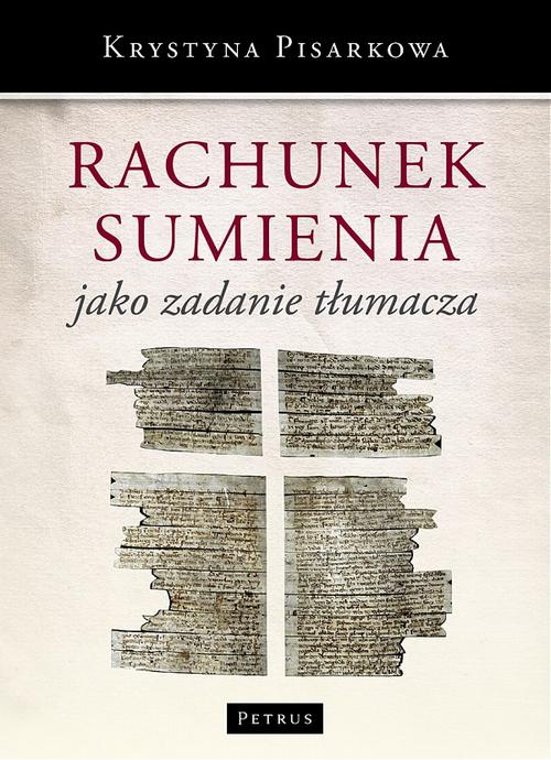 Rachunek sumienia jako zadanie tłumacza — okładka e-booka