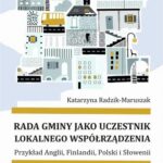 Rada gminy jako uczestnik lokalnego współrządzenia — okładka e-booka