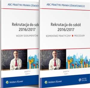 Tytuł: Rekrutacja do szkół 2016/2017 - 2 części
Autor: Lidia Marciniak, Elżbieta Piotrowska-Albin
Wydawnictwo: Wolters Kluwer
Formaty: PDF