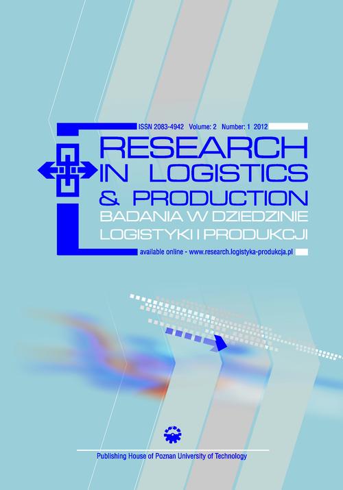 Tytuł: Research in Logistics & Production - Badania w dziedzinie logistyki i produkcji, Vol. 2, No. 1, 2012
Autor: Praca zbiorowa
Wydawnictwo: Wydawnictwo Politechniki Poznańskiej
Formaty: PDF