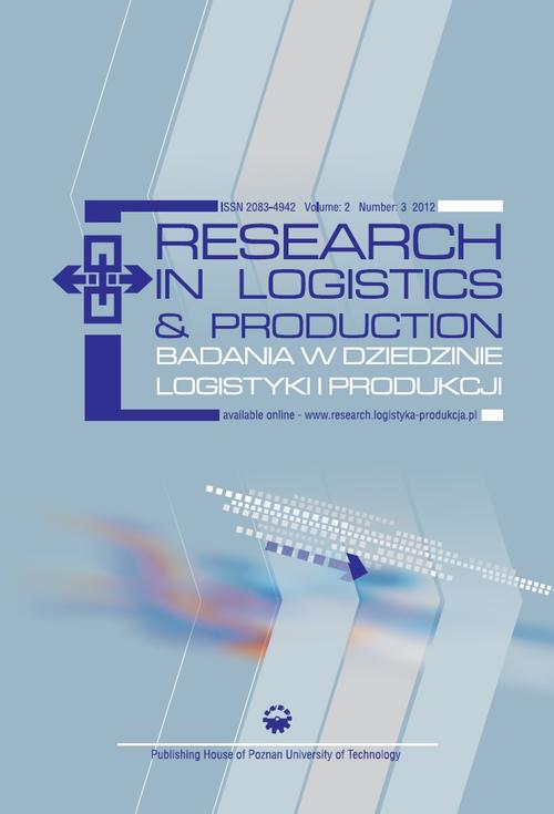 Tytuł: Research in Logistics & Production - Badania w dziedzinie logistyki i produkcji, Vol. 2, No. 3, 2012
Autor: Praca zbiorowa
Wydawnictwo: Wydawnictwo Politechniki Poznańskiej
Formaty: PDF