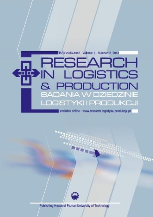 Tytuł: Research in Logistics & Production - Badania w dziedzinie logistyki i produkcji, Vol. 3, No. 2, 2013
Autor: Praca zbiorowa
Wydawnictwo: Wydawnictwo Politechniki Poznańskiej
Formaty: PDF
