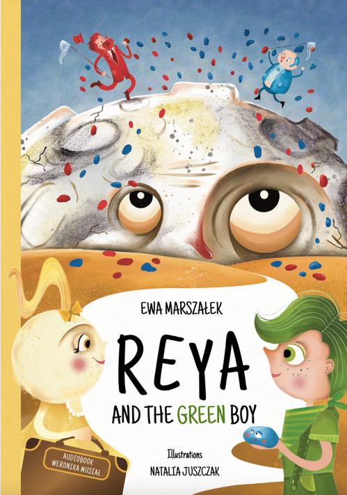 Reya and the green boy — okładka e-booka
