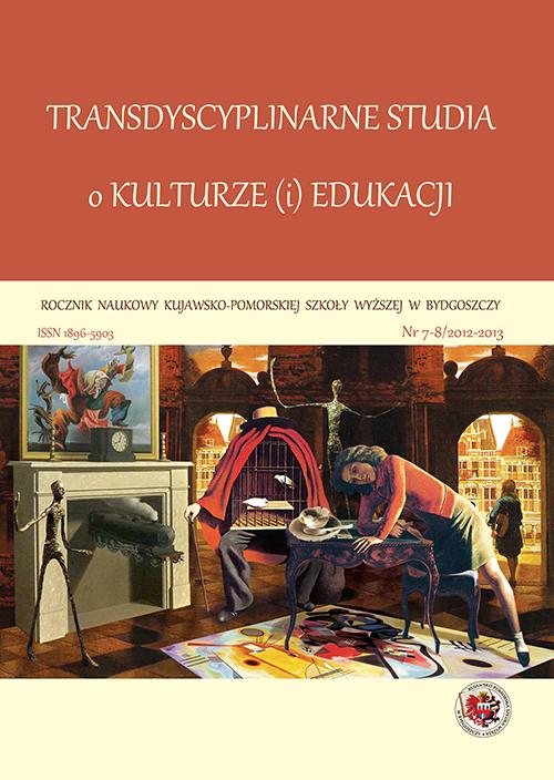 Tytuł: Rocznik Naukowy KPSW w Bydgoszczy. Transdyscyplinarne studia o kulturze (i) edukacji 7-8/2012-2013
Autor: 
Wydawnictwo: Kujawsko-Pomorska Wyższa Szkoła w Bydgoszczy
Formaty: PDF
