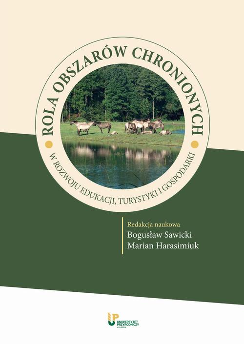 Rola obszarów chronionych w rozwoju edukacji, turystyki i gospodarki — okładka e-booka