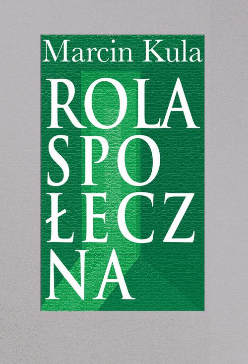 Rola społeczna — okładka e-booka