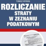Rozliczanie straty w zeznaniu podatkowym — okładka e-booka