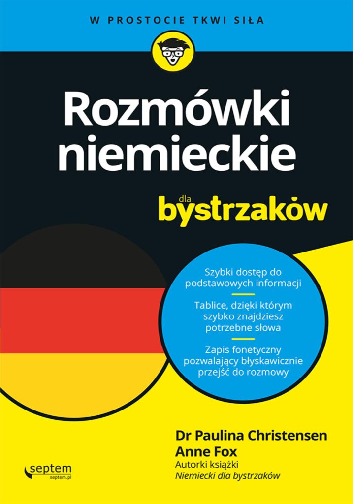 Rozmówki niemieckie dla bystrzaków — okładka