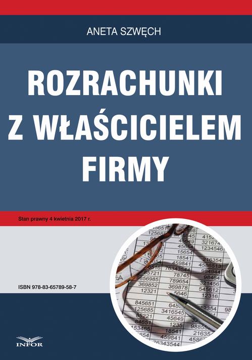 Rozrachunki z właścicielem firmy — okładka e-booka