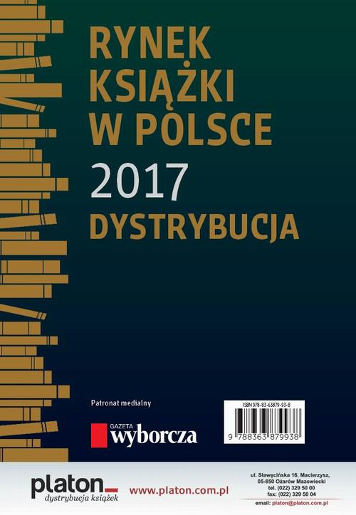 Tytuł: Rynek książki w Polsce 2017. Dystrybucja
Autor: Praca zbiorowa
Wydawnictwo: Biblioteka Analiz
Formaty: PDF