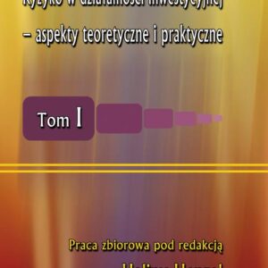 Tytuł: Ryzyko w działalności inwestycyjnej - aspekty teoretyczne i praktyczne
Autor: 
Wydawnictwo: Wydawnictwo Uniwersytetu Ekonomicznego w Katowicach
Formaty: PDF
