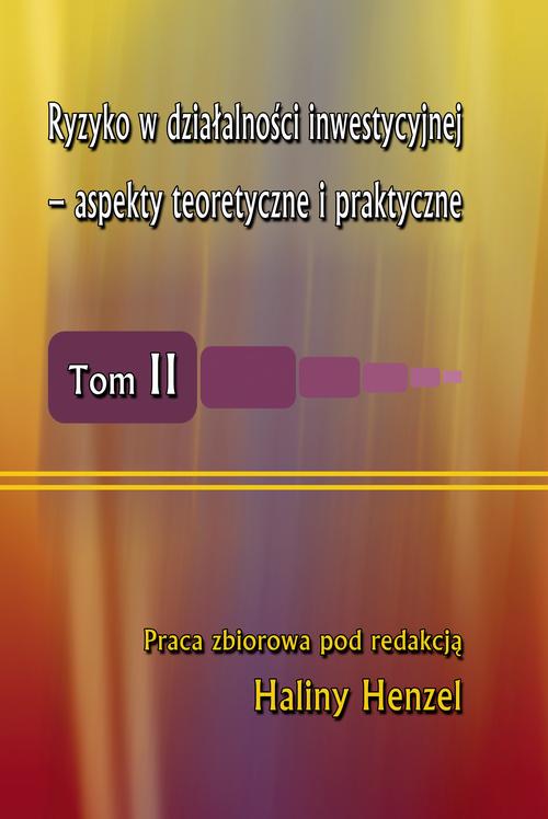 Tytuł: Ryzyko w działalności inwestycyjnej - aspekty teoretyczne i praktyczne
Autor: 
Wydawnictwo: Wydawnictwo Uniwersytetu Ekonomicznego w Katowicach
Formaty: PDF