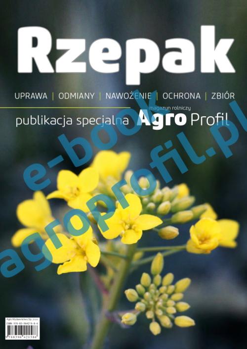Tytuł: Rzepak - uprawa, odmiany, nawożenie, ochrona, zbiór
Autor: Praca zbiorowa
Wydawnictwo: Agro Wydawnictwo
Formaty: PDF