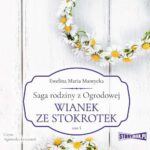 Tytuł: Saga rodziny z Ogrodowej. Tom 5. Wianek ze stokrotek
Autor: Ewelina Maria Mantycka
Wydawnictwo: Storybox
Formaty: MP3