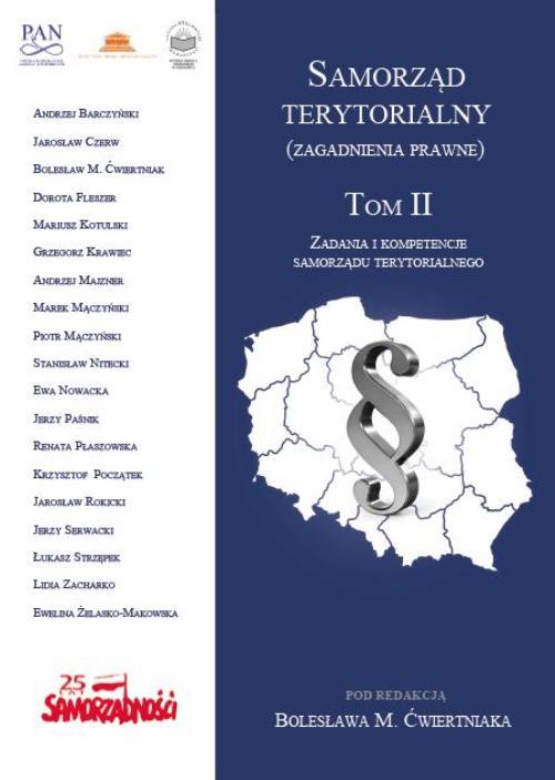 Samorząd terytorialny (zagadnienia prawne) Tom II — okładka e-booka