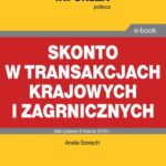 Skonto w transakcjach krajowych i zagranicznych — okładka e-booka