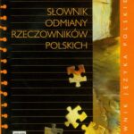 Słownik odmiany rzeczowników polskich — okładka e-booka