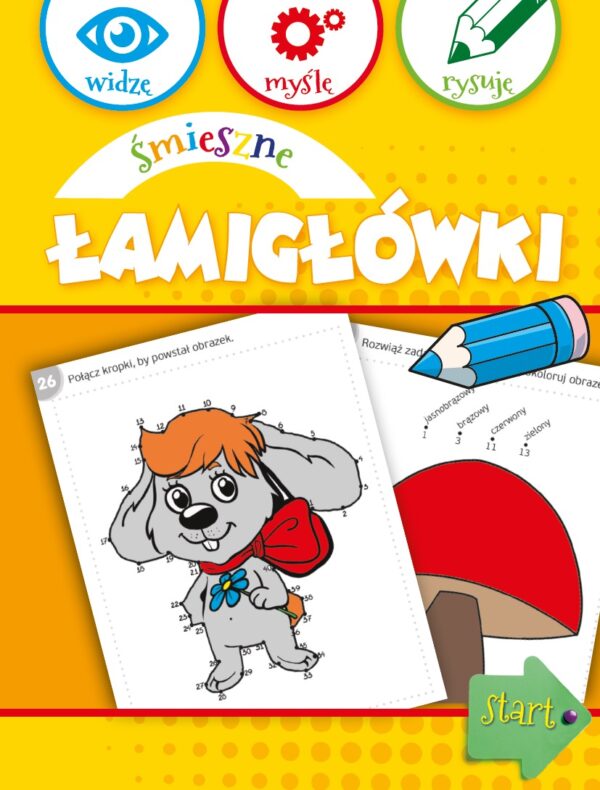Śmieszne łamigłówki — okładka e-booka