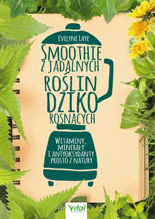 Smoothie z jadalnych roślin dziko rosnących — okładka e-booka