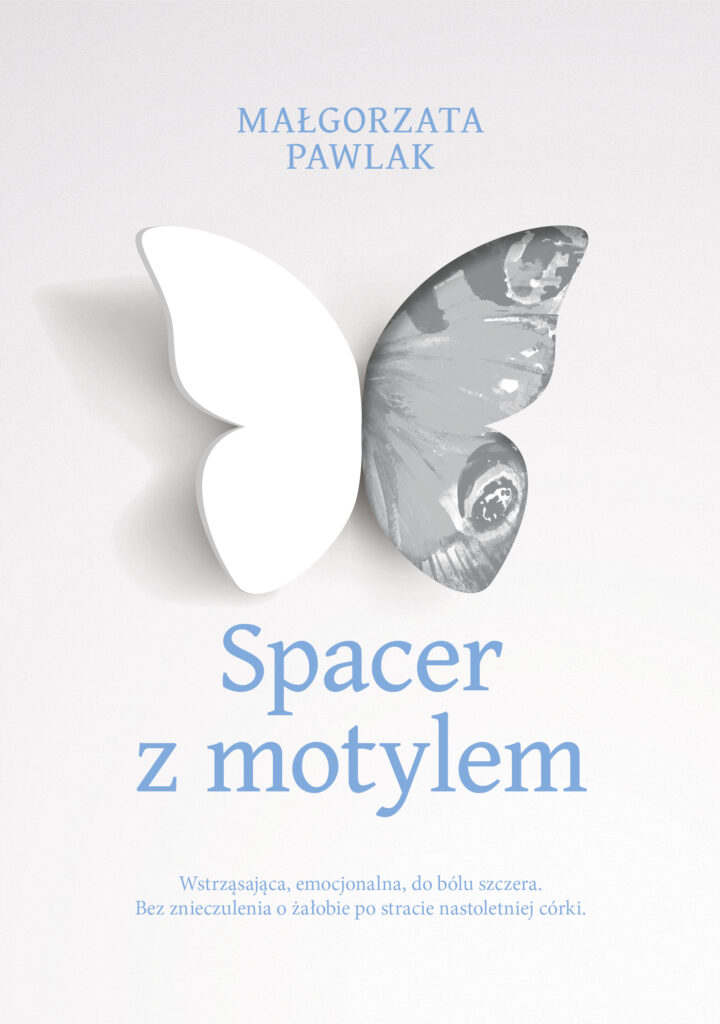 Spacer z motylem — okładka