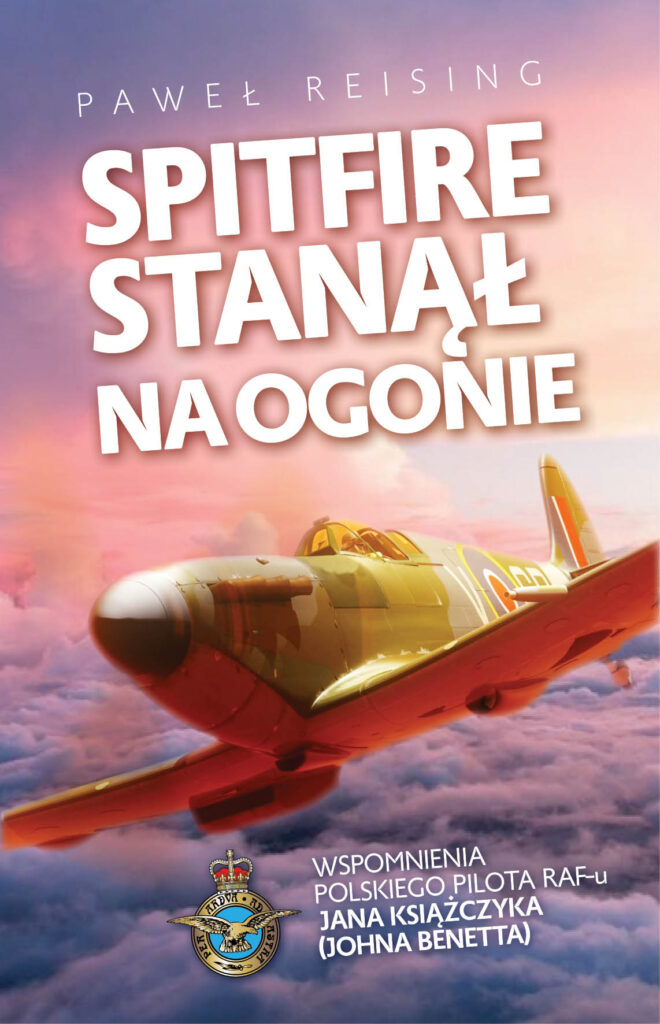 Spitfire stanął na ogonie — okładka