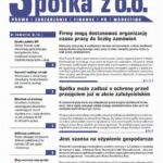 Tytuł: Spóła z o.o. Prawo zarządzanie finanse PR marekting wrzesień 2013 nr 95
Autor: 
Wydawnictwo: Oficyna Prawa Polskiego
Formaty: PDF