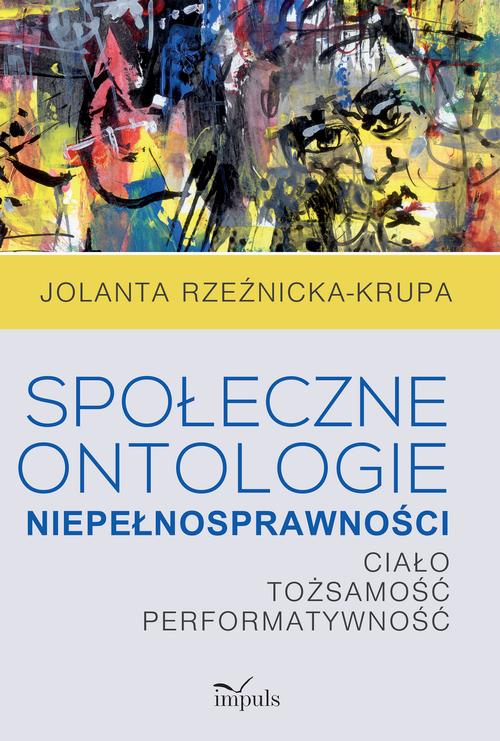Społeczne ontologie niepełnosprawności — okładka e-booka