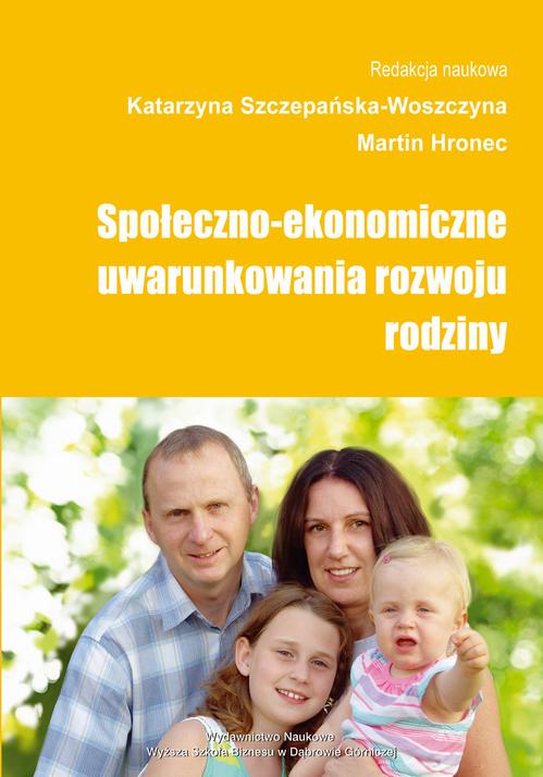 Społeczno-ekonomiczne uwarunkowania rozwoju rodziny — okładka e-booka