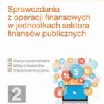 Sprawozdania z operacji finansowych w jednostkach sektora finansów publicznych — okładka e-booka