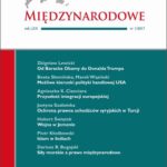 Sprawy Międzynarodowe 1/2017 — okładka wydania