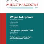 Sprawy Międzynarodowe 2/2015 — okładka wydania