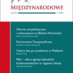 Sprawy Międzynarodowe 3/2013 — okładka wydania