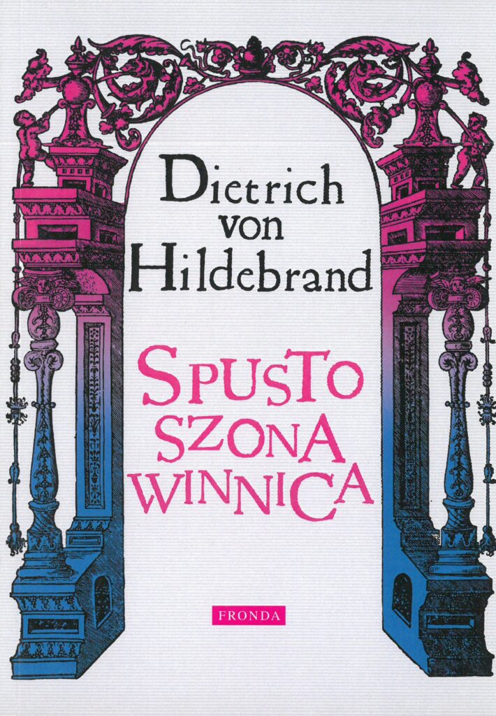 Spustoszona winnica — okładka