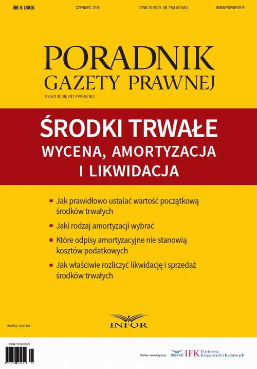 Tytuł: Środki trwałe: wycena, amortyzacja i likwidacja
Autor: Infor Pl
Wydawnictwo: Infor
Formaty: PDF