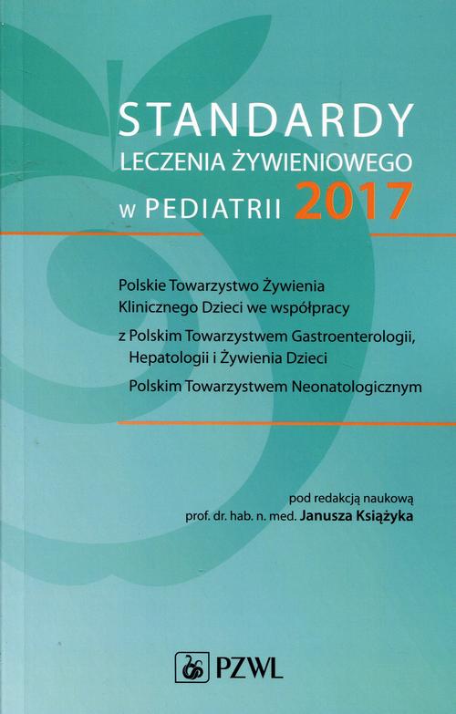Standardy leczenia żywieniowego w pediatrii 2017 — okładka e-booka