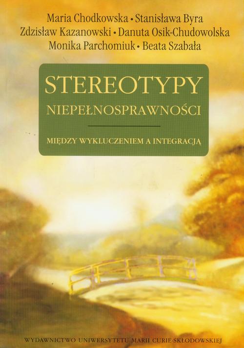 Stereotypy niepełnosprawności — okładka e-booka