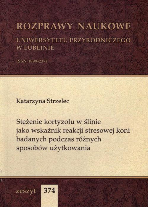 Tytuł: Stężenie kortyzolu w ślinie jako wskaźnik reakcji stresowej koni badanych podczas różnych sposobów użytkowania
Autor: Katarzyna Strzelec
Wydawnictwo: Uniwersytet Przyrodniczy w Lublinie
Formaty: PDF