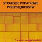 Strategie podatkowe przedsiębiorstw — okładka e-booka