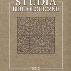 Tytuł: Studia bibliologiczne. T. 20: Z życia książki. Ochrona i konserwacja zbiorów bibliotecznych oraz konteksty. Prace dedykowane Profesorowi Leonardowi Ogiermanowi
Autor: 
Wydawnictwo: Wydawnictwo Uniwersytetu Śląskiego
Formaty: PDF