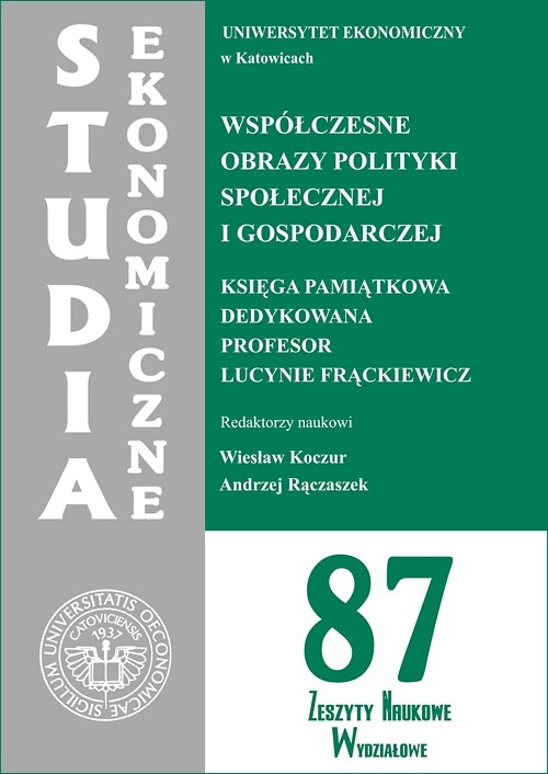 Tytuł: Studia Ekonomiczne. Współczesne obrazy polityki społecznej i gospodarczej. Księga pamiątkowa dedykowana Profesor Lucynie Frąckiewicz. SE 87
Autor: 
Wydawnictwo: Wydawnictwo Uniwersytetu Ekonomicznego w Katowicach
Formaty: PDF