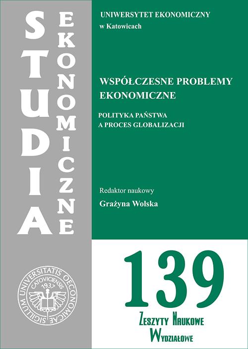 Tytuł: Studia Ekonomiczne. Współczesne problemy ekonomiczne. Polityka państwa a proces globalizacji. SE 139
Autor: 
Wydawnictwo: Wydawnictwo Uniwersytetu Ekonomicznego w Katowicach
Formaty: PDF