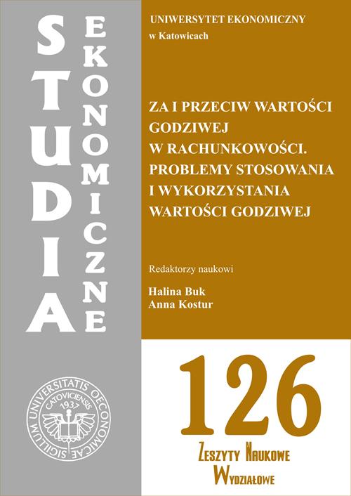 Tytuł: Studia Ekonomiczne. Za i przeciw wartości godziwej w rachunkowości. Problemy stosowania i wykorzystania wartości godziwej. SE 126
Autor:
Wydawnictwo: Wydawnictwo Uniwersytetu Ekonomicznego w Katowicach
Formaty: PDF
