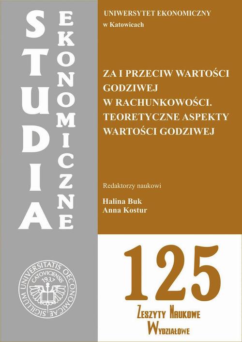 Tytuł: Studia Ekonomiczne. Za i przeciw wartości godziwej w rachunkowości. Teoretyczne aspekty wartości godziwej. SE 125
Autor:
Wydawnictwo: Wydawnictwo Uniwersytetu Ekonomicznego w Katowicach
Formaty: PDF