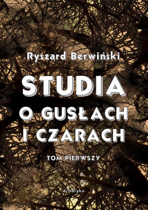 Studia o gusłach i czarach. Tom pierwszy — okładka