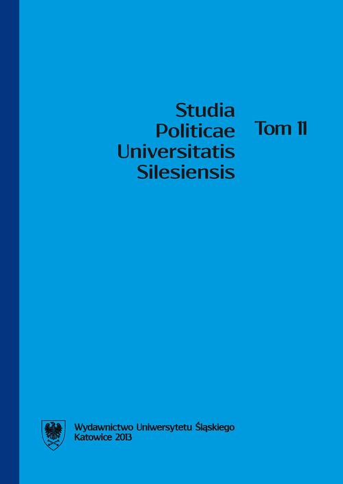 Studia Politicae Universitatis Silesiensis. T. 11 — okładka wydania
